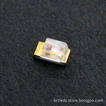 White Mono Color Type SMD LED in 1.6 x 0.8 x 0.8mm Standard Packaging, with RoHS Mark